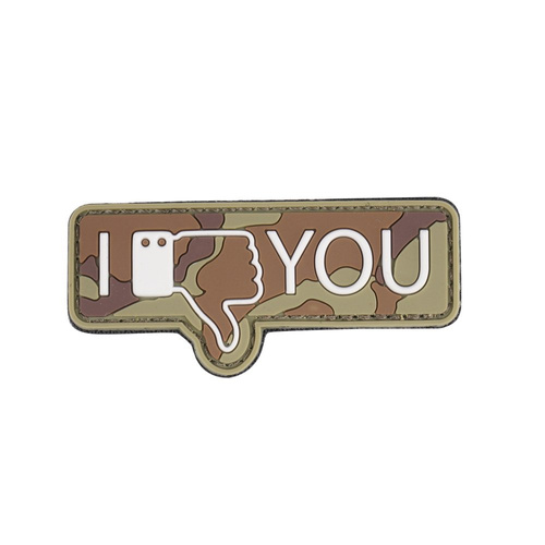 101 Inc. - 3D-Aufnäher - Ich mag dich nicht - Woodland - 444130-7351 - 3D PVC Morale Patches