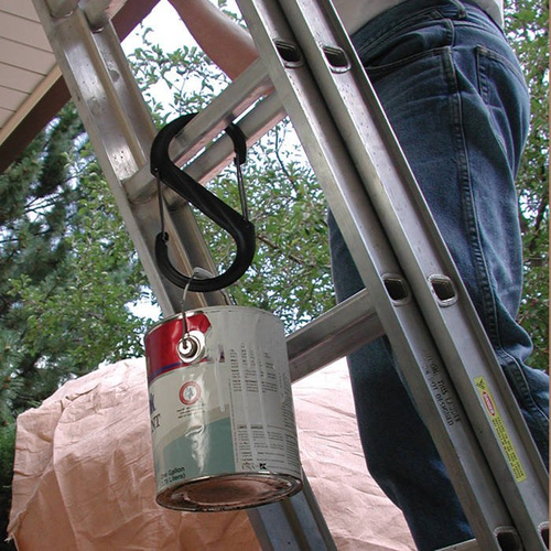 Kunststoffkarabiner - Nite Ize - S-Biner #10 Plastic Black Gate - Black - SBP10-03